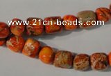 CDI732 15.5 inches 6*7mm – 8*9mm nuggets dyed imperial jasper beads