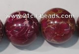 CDI765 15.5 inches 24mm round dyed imperial jasper beads