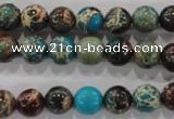 CDI802 15.5 inches 8mm round dyed imperial jasper beads wholesale