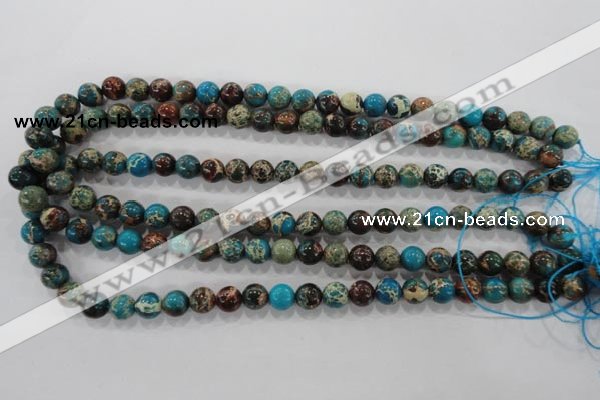 CDI802 15.5 inches 8mm round dyed imperial jasper beads wholesale