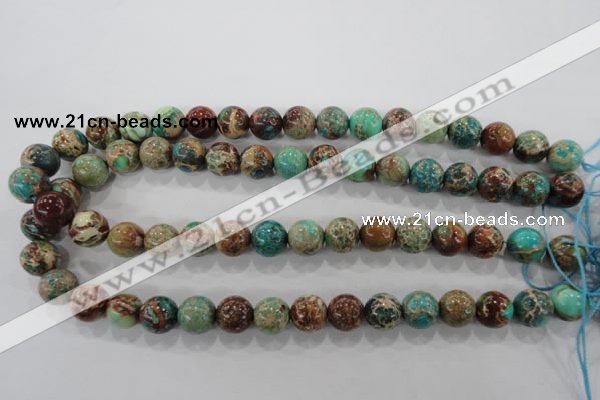 CDI805 15.5 inches 12mm round dyed imperial jasper beads wholesale