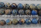 CDI813 15.5 inches 8mm round dyed imperial jasper beads wholesale