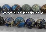 CDI814 15.5 inches 10mm round dyed imperial jasper beads wholesale