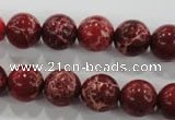 CDI823 15.5 inches 10mm round dyed imperial jasper beads wholesale