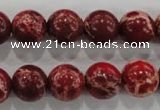 CDI824 15.5 inches 12mm round dyed imperial jasper beads wholesale