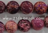 CDI836 15.5 inches 15mm round dyed imperial jasper beads wholesale