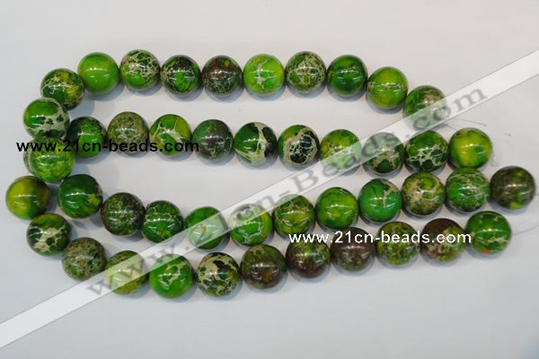 CDI84 16 inches 18mm round dyed imperial jasper beads wholesale