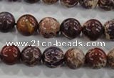 CDI843 15.5 inches 10mm round dyed imperial jasper beads wholesale