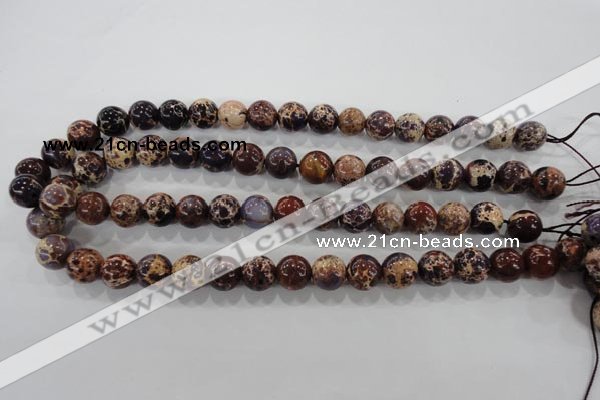 CDI844 15.5 inches 12mm round dyed imperial jasper beads wholesale