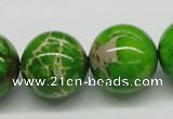 CDI85 16 inches 20mm round dyed imperial jasper beads wholesale