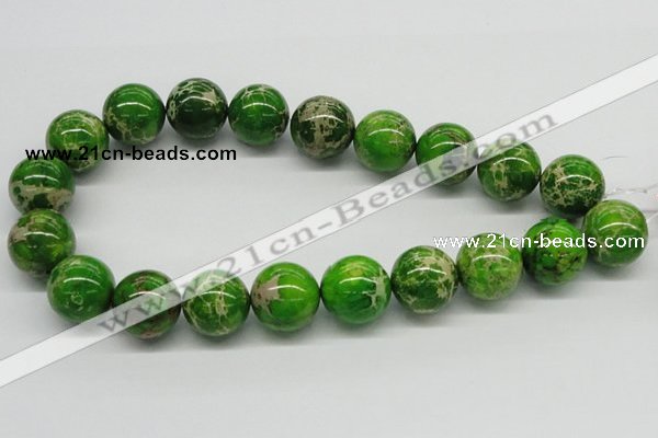 CDI85 16 inches 20mm round dyed imperial jasper beads wholesale