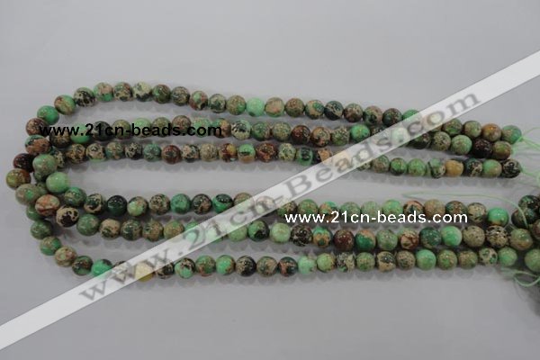 CDI851 15.5 inches 6mm round dyed imperial jasper beads wholesale