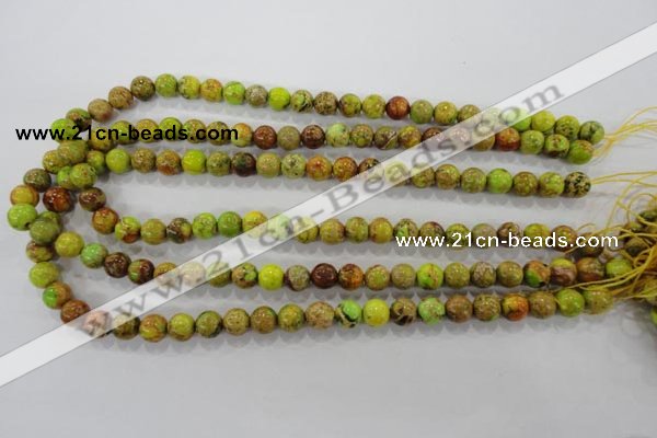 CDI863 15.5 inches 10mm round dyed imperial jasper beads wholesale