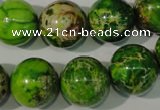 CDI923 15.5 inches 16mm round dyed imperial jasper beads