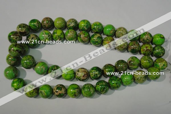 CDI923 15.5 inches 16mm round dyed imperial jasper beads