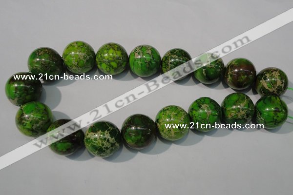 CDI925 15.5 inches 24mm round dyed imperial jasper beads