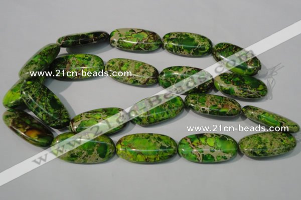 CDI942 15.5 inches 30*40mm oval dyed imperial jasper beads