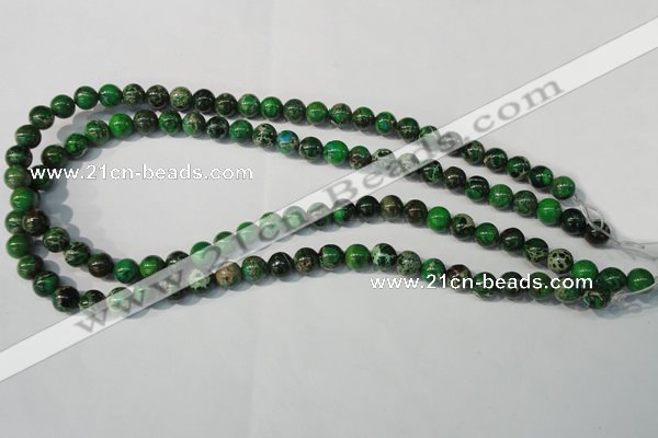 CDI956 15.5 inches 8mm round dyed imperial jasper beads