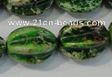 CDI966 15.5 inches 18*25mm star fruit shaped dyed imperial jasper beads