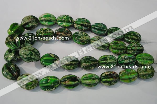 CDI966 15.5 inches 18*25mm star fruit shaped dyed imperial jasper beads