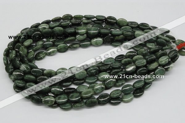CDJ07 15.5 inches 10*14mm oval Canadian jade beads wholesale