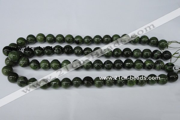 CDJ101 15.5 inches 12mm round Canadian jade beads wholesale