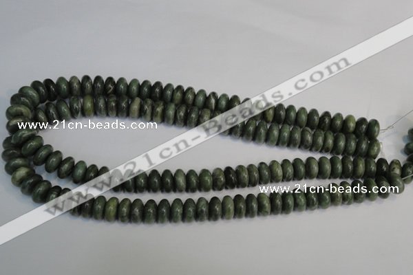 CDJ12 15.5 inches 6*12mm rondelle Canadian jade beads wholesale