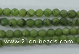 CDJ137 15.5 inches 4mm faceted round Canadian jade beads wholesale