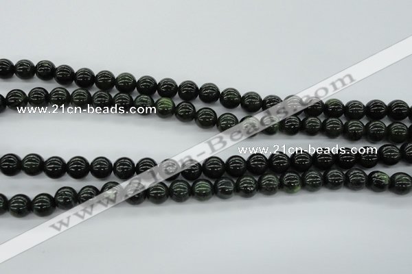 CDJ140 15.5 inches 8mm round Canadian jade beads wholesale