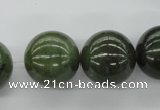 CDJ143 15.5 inches 18mm round Canadian jade beads wholesale