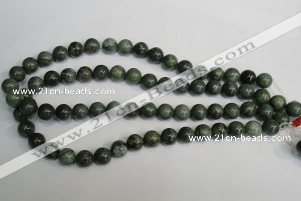 CDJ15 15.5 inches 12mm round Canadian jade beads wholesale