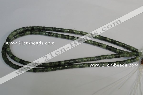 CDJ25 15.5 inches 4*6mm heishi Canadian jade beads wholesale