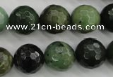 CDJ266 15.5 inches 16mm faceted round Canadian jade beads wholesale