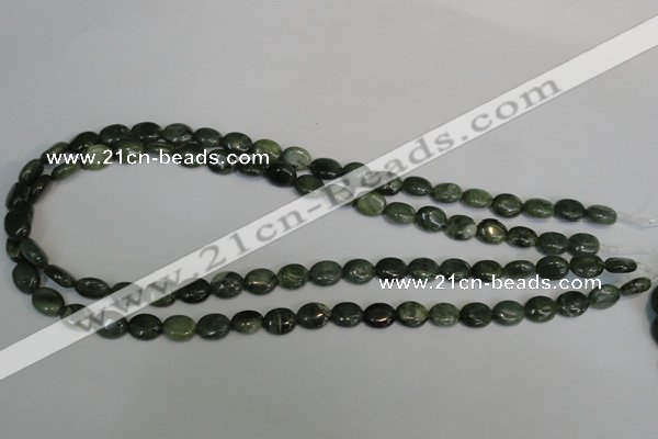 CDJ27 15.5 inches 8*10mm oval Canadian jade beads wholesale