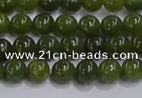 CDJ271 15.5 inches 6mm round Canadian jade beads wholesale