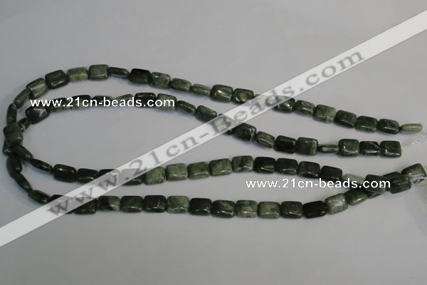 CDJ30 15.5 inches 8*10mm rectangle Canadian jade beads wholesale