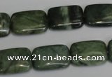 CDJ31 15.5 inches 13*18mm rectangle Canadian jade beads wholesale