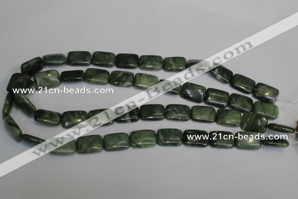 CDJ31 15.5 inches 13*18mm rectangle Canadian jade beads wholesale