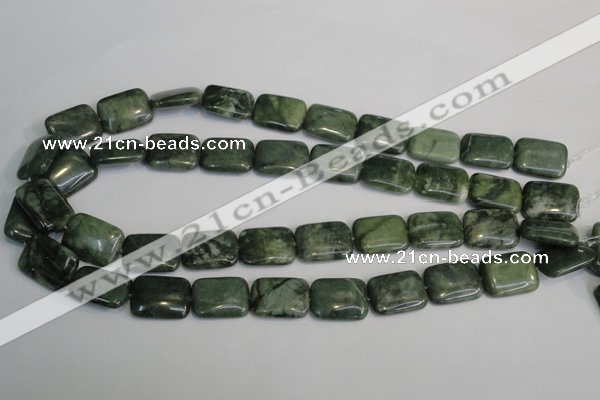 CDJ32 15.5 inches 15*20mm rectangle Canadian jade beads wholesale