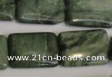 CDJ33 15.5 inches 18*25mm rectangle Canadian jade beads wholesale