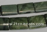 CDJ34 15.5 inches 13*18mm flat tube Canadian jade beads wholesale