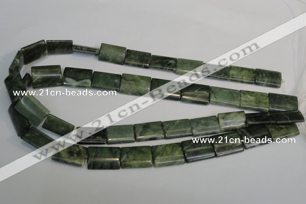 CDJ34 15.5 inches 13*18mm flat tube Canadian jade beads wholesale