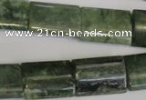 CDJ35 15.5 inches 15*20mm flat tube Canadian jade beads wholesale