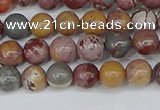 CDJ401 15.5 inches 6mm round sonoran dendritic jasper beads