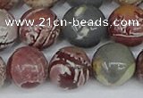 CDJ405 15.5 inches 14mm round sonoran dendritic jasper beads