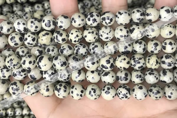 CDM93 15.5 inches 10mm round dalmatian jasper beads wholesale