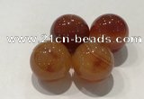 CDN1006 20mm round red agate decorations wholesale