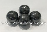 CDN1020 25mm round hematite decorations wholesale