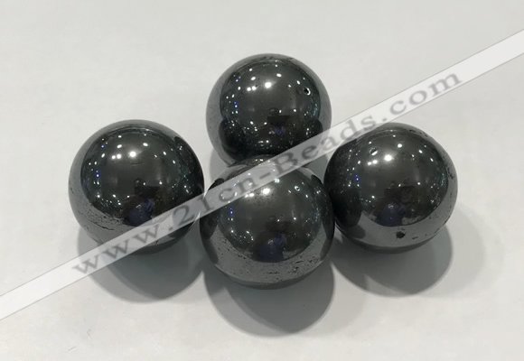 CDN1020 25mm round hematite decorations wholesale