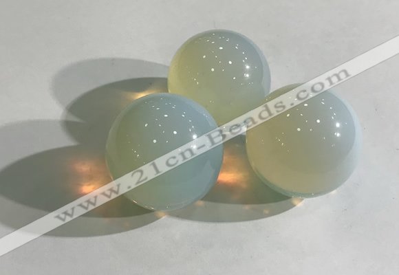 CDN1038 30mm round opal decorations wholesale